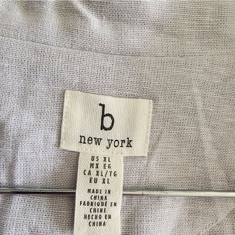 B new york linen blend Eco easy jacket Coastal Minimalist - Picture 10 of 16